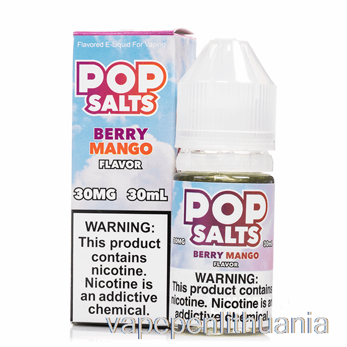 Uogų Mango - Pop Druskos - 30ml 30mg Vape Skysčio